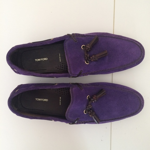 Tom Ford Suede Mens Loafers - Picture 2 of 5